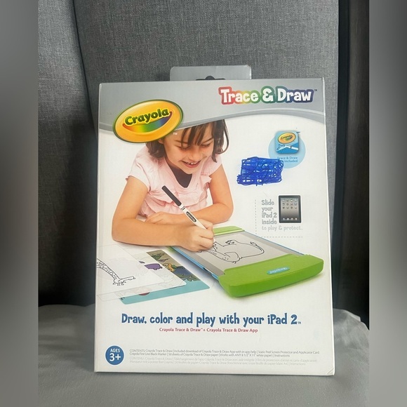 Crayola Trace & Draw. Draw color and play with your Ipad2. Slide your iPad - Picture 2 of 11